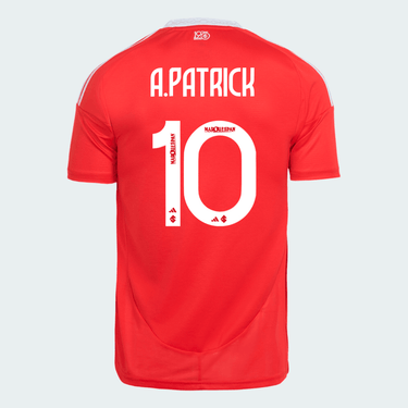 Camisa Adidas Internacional 2025/26 I - A. Patrick N° 10