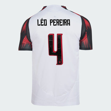 Camisa Adidas Flamengo 2025/26 II LÉO PEREIRA N° 4